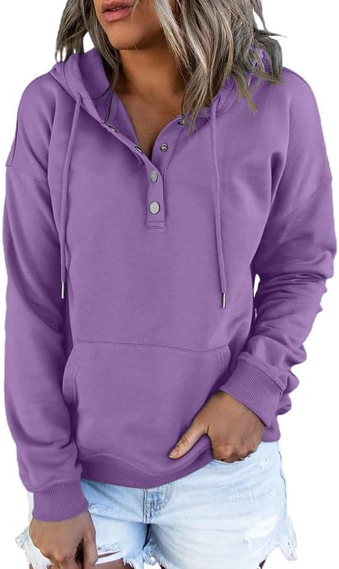 Dokotoo Womens Hoodies Casual Long Sleeve Pullover Sweatshirt