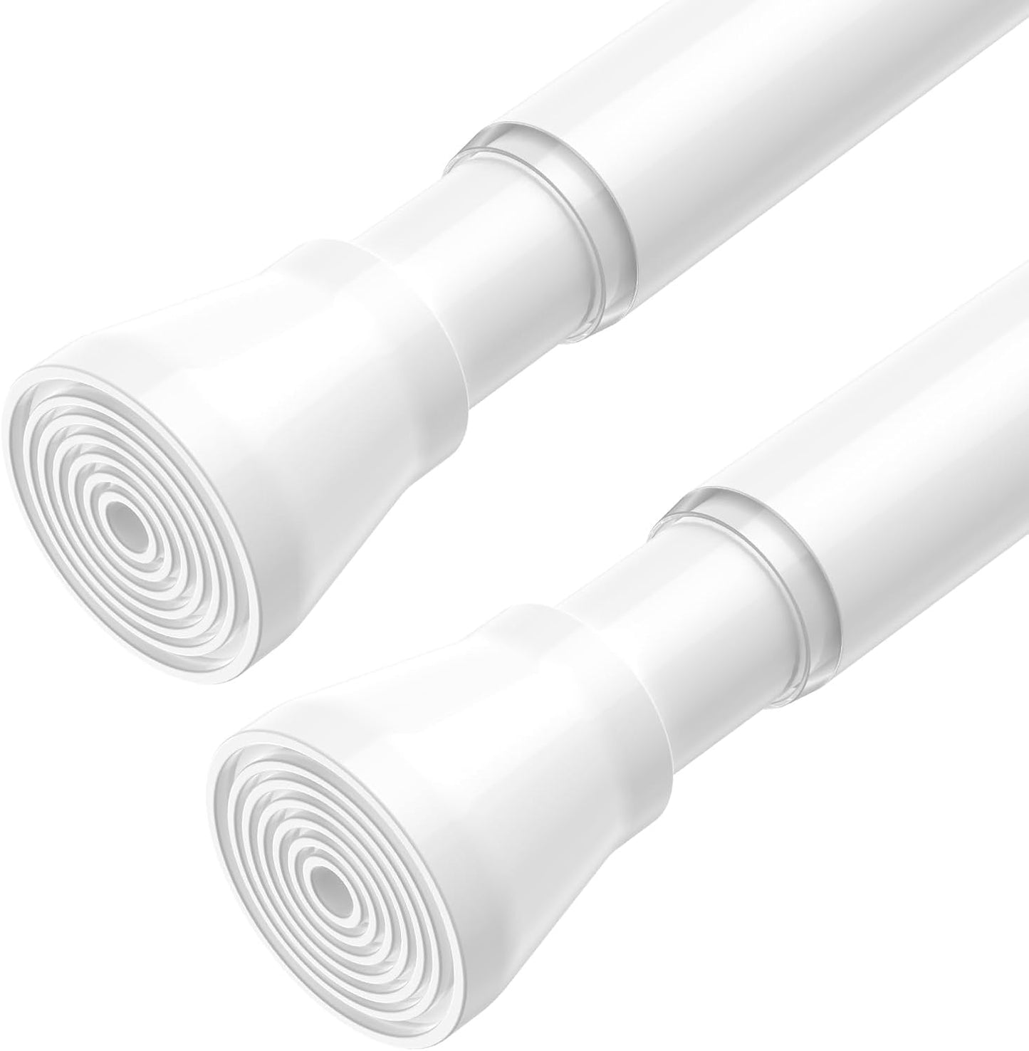 Adjustable Tension Curtain Rods for Windows 45 to 77 Inch