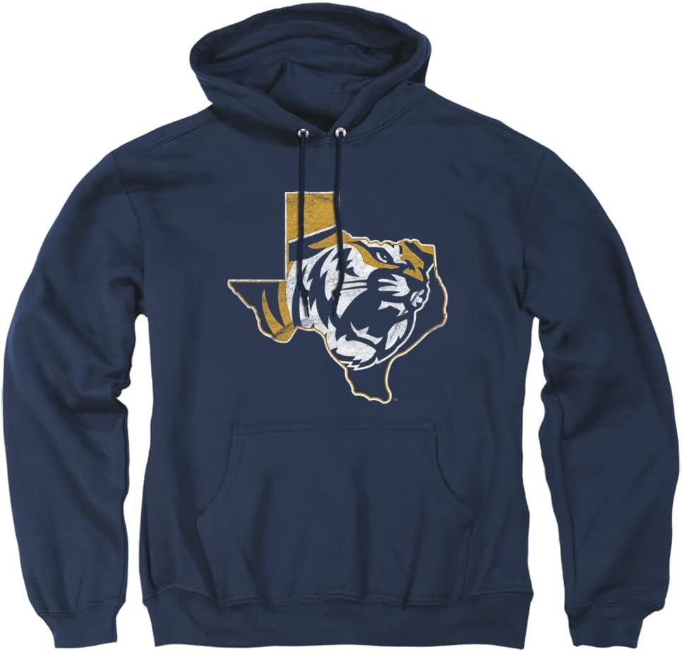 Official Collegiate Distressed Primary Logo Hoodie for Fans