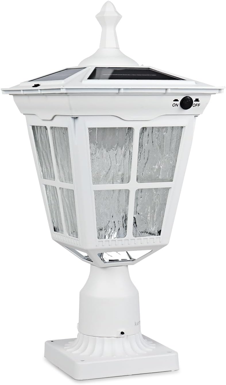 Kemeco ST4311AQ-W Solar Post Light for Outdoor Spaces