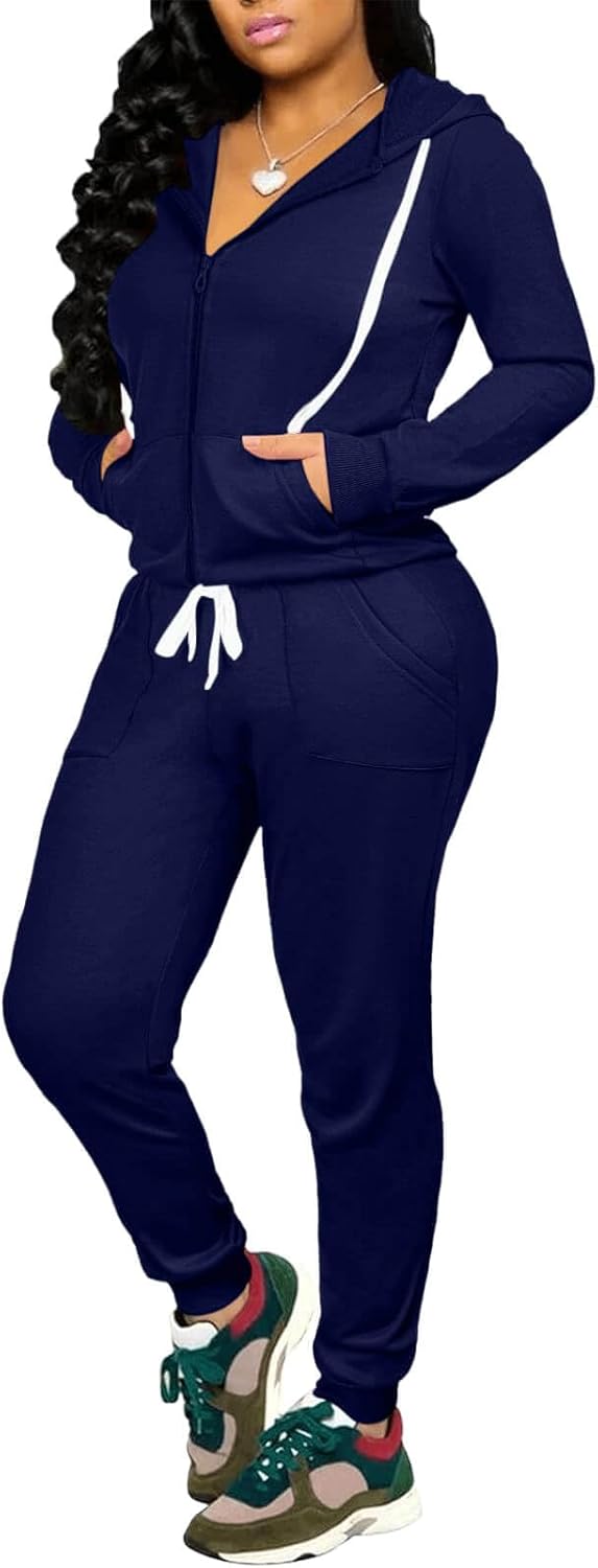CLOCOR Track Suits for Women - Casual 2 Piece Outfits Set