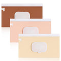 3 Pack Baby Wipe Portable Holder Reusable Wet Wipe Pouch - Travel