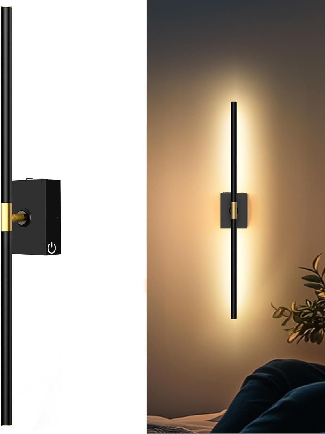 Battery Operated Wall Sconce with Remote Control for Any Room