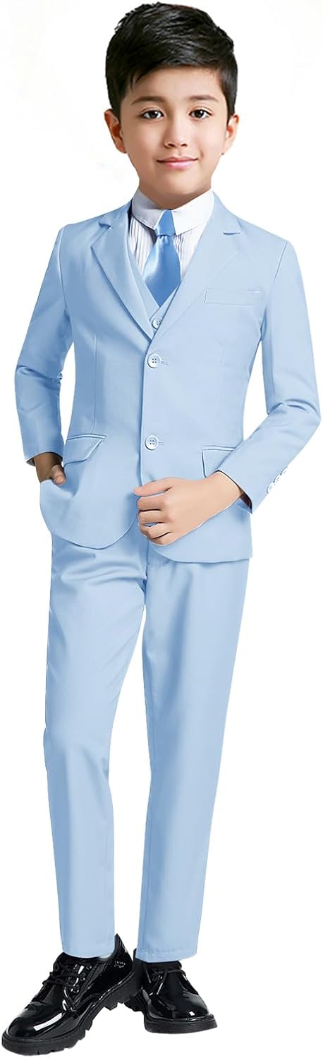 YuanLu Boys Suit for Kids Tuxedo Wedding Ring Bearer Outfit