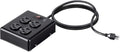 Monoprice Heavy Duty Metal Surge Protector - 4 Outlet Power Strip