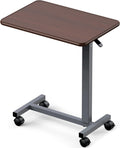 WOTURE Adjustable Overbed Table with Wheels - Stable, Easy Height