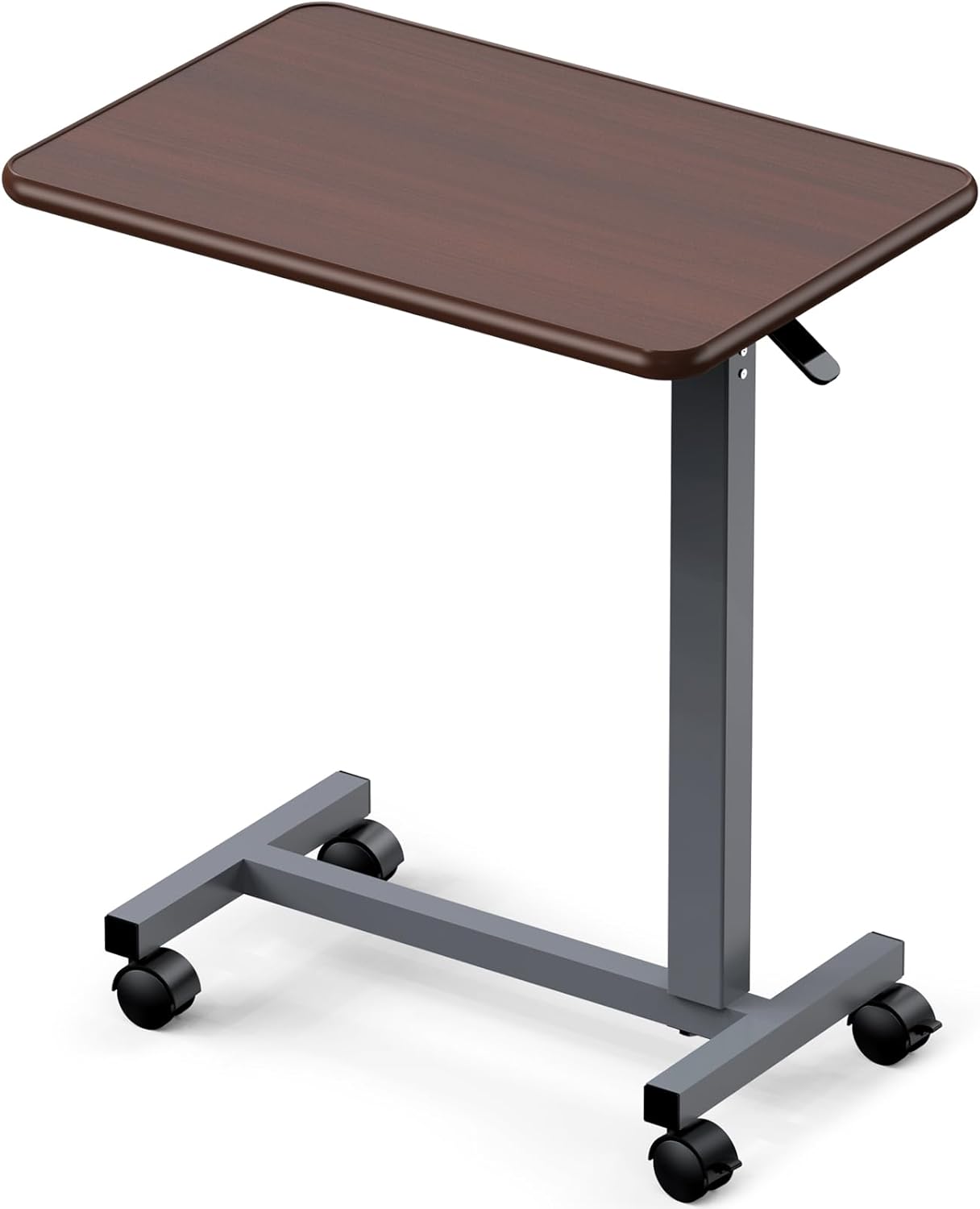 WOTURE Adjustable Overbed Table with Wheels for Comfort & Mobility