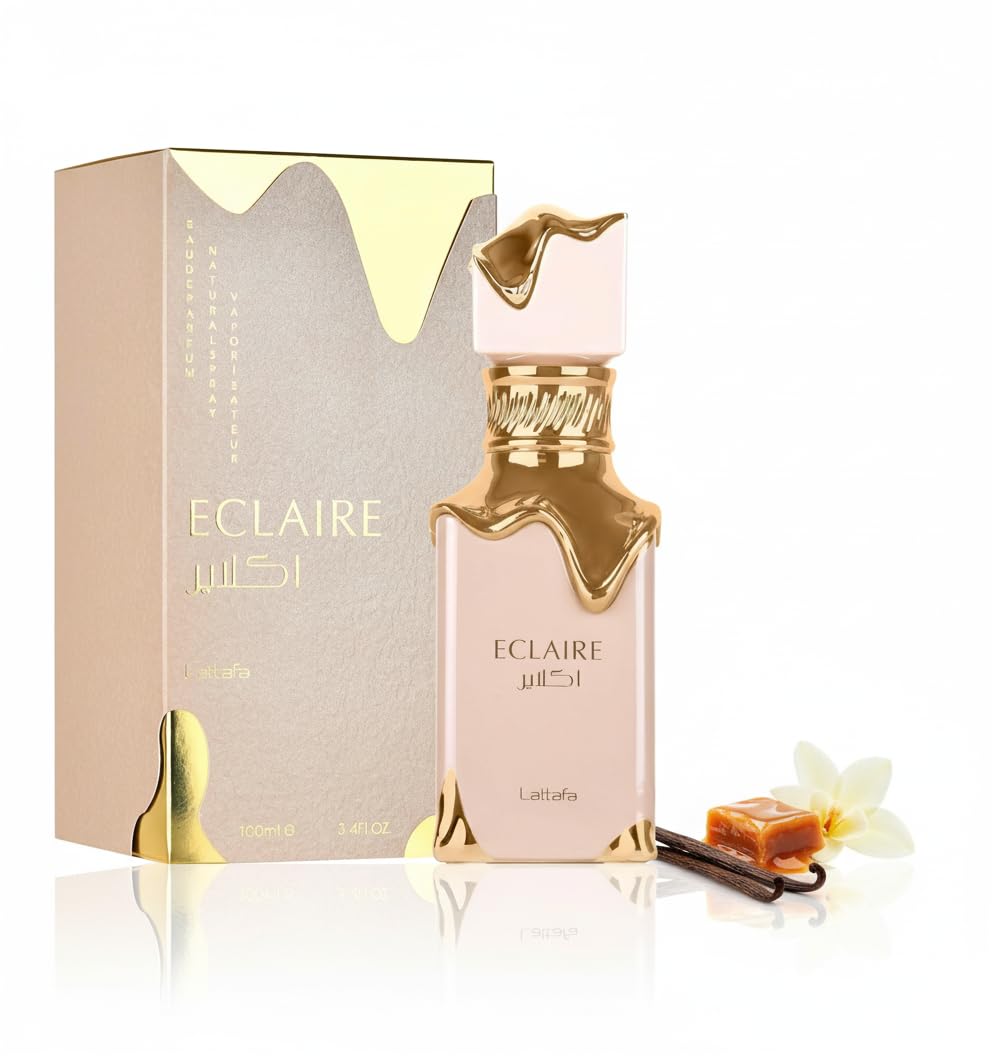 Lattafa Eclaire Eau de Parfum - Sweet Floral Vanilla Fragrance