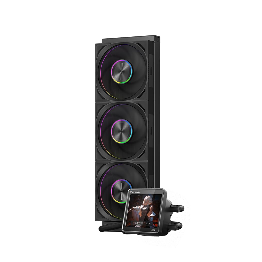 PCCOOLER CPU Cooler AIO Liquid Freezer with 3.4-inch Display