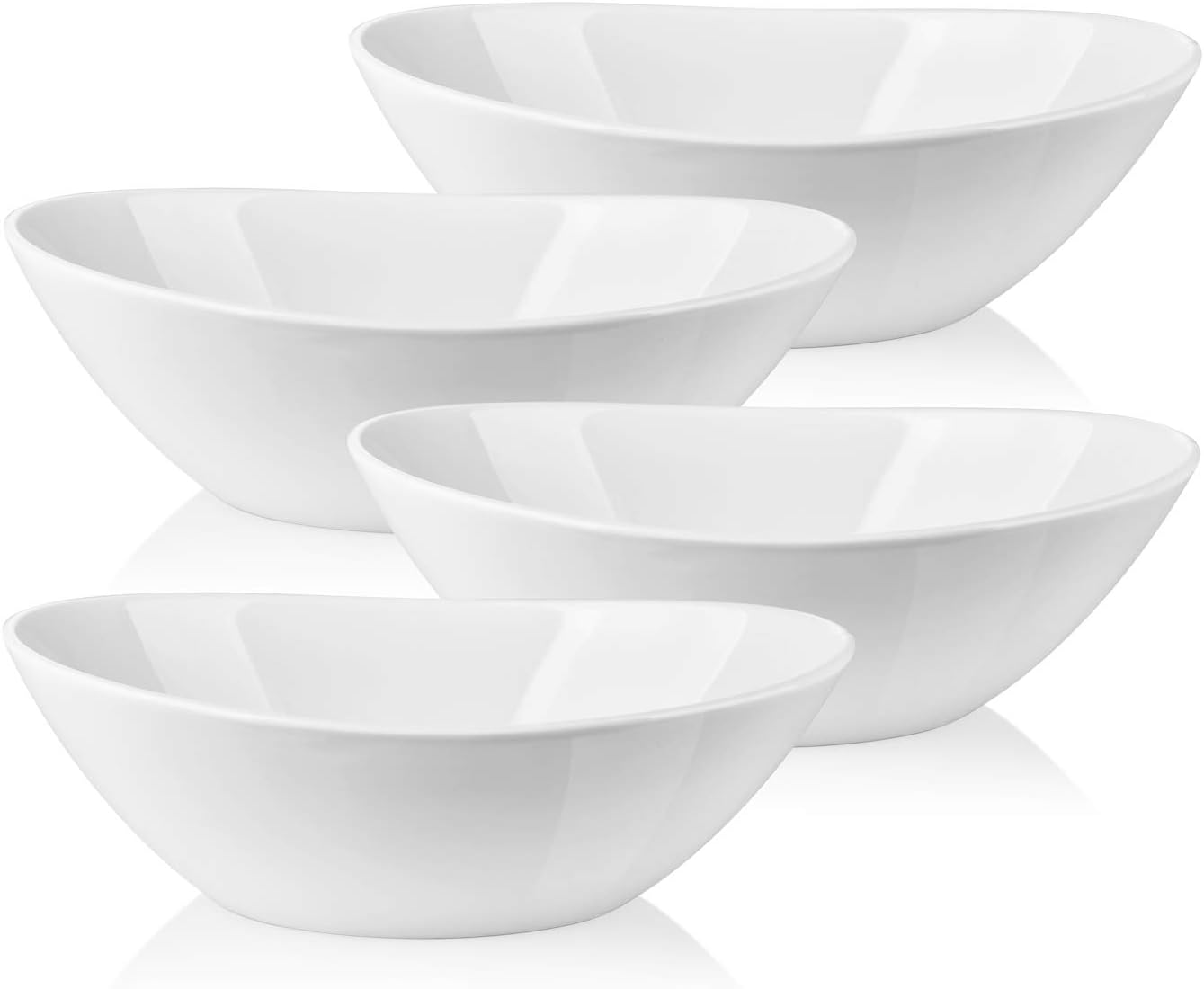 LIFVER 9in Serving Bowls Set of 4 for Entertaining and Decor
