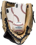 Baseball Phone Case for iPhone Xs Max - Genuine Leather, Stitched