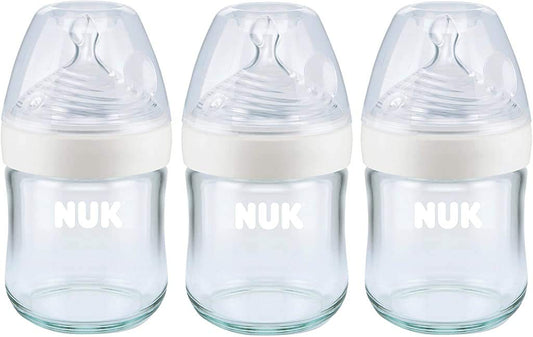 NUK Simply Natural Glass Baby Bottles - Safe & Pure Feeding Joy
