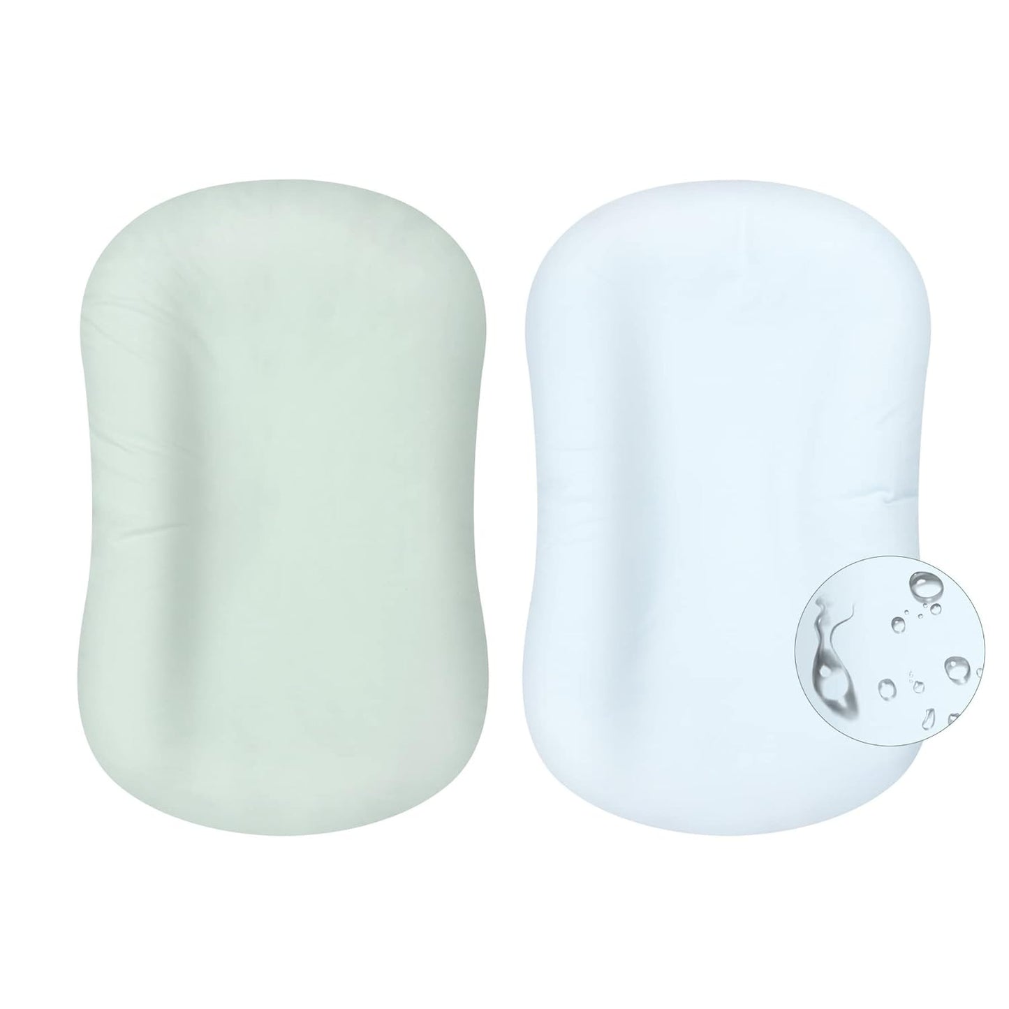 Organic Waterproof Baby Lounger Covers - Hypoallergenic & Breathable