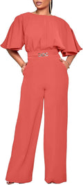 Chic Plus Size Wide Leg Jumpsuit for Women's Party Attire