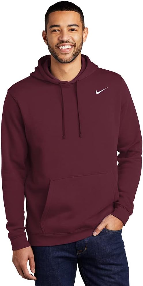 Nike Men's Hoodie Pullover Club Cotton for Big and Tall Sizes