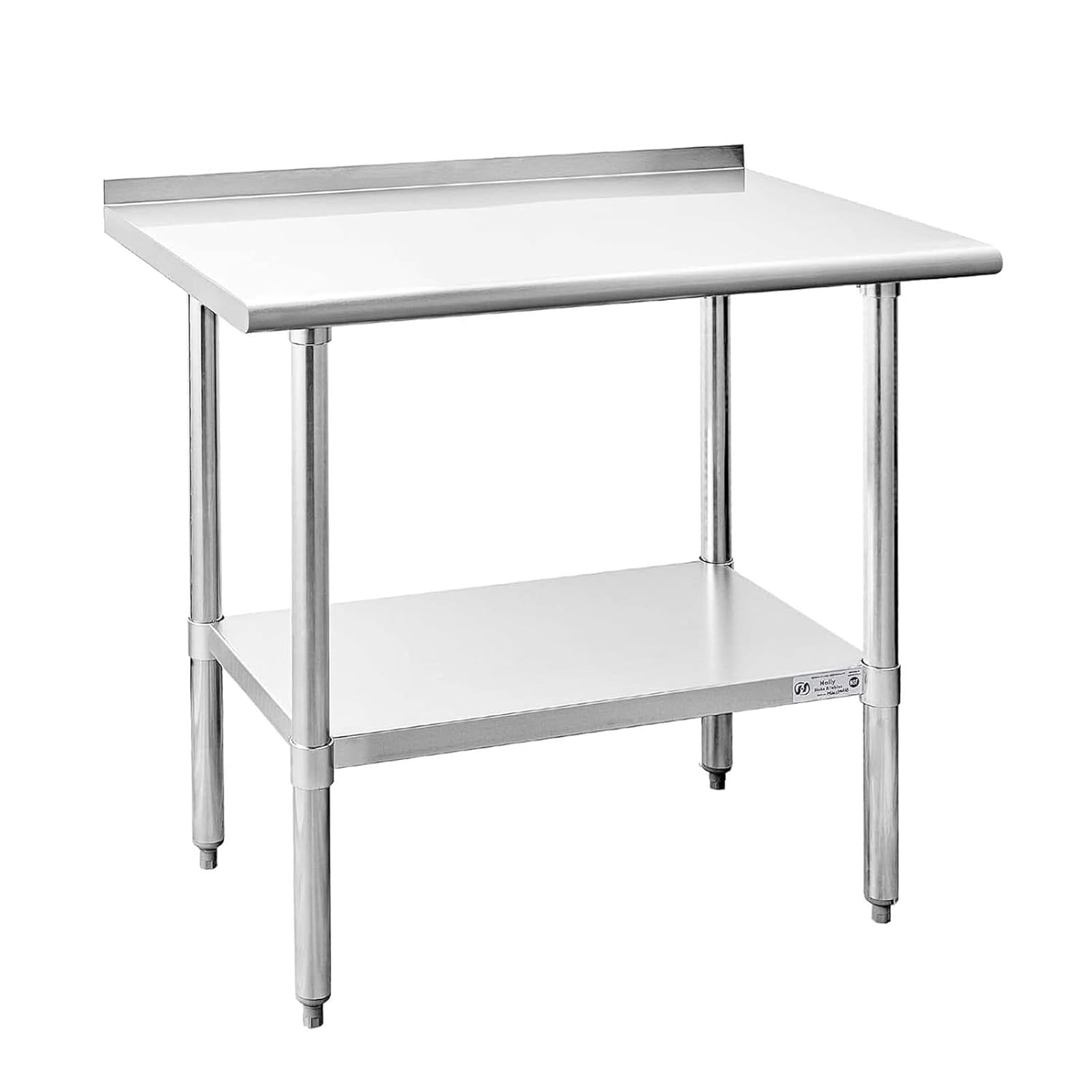 Hally Stainless Steel Table for Prep & Work 24 x 36 Inches