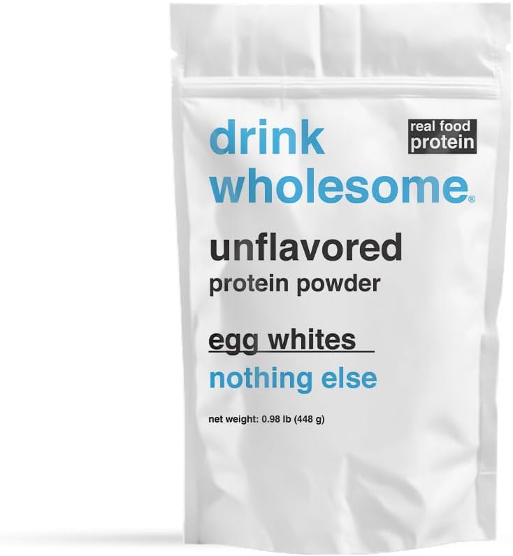 Unflavored Egg White Protein Powder for Sensitive Stomachs