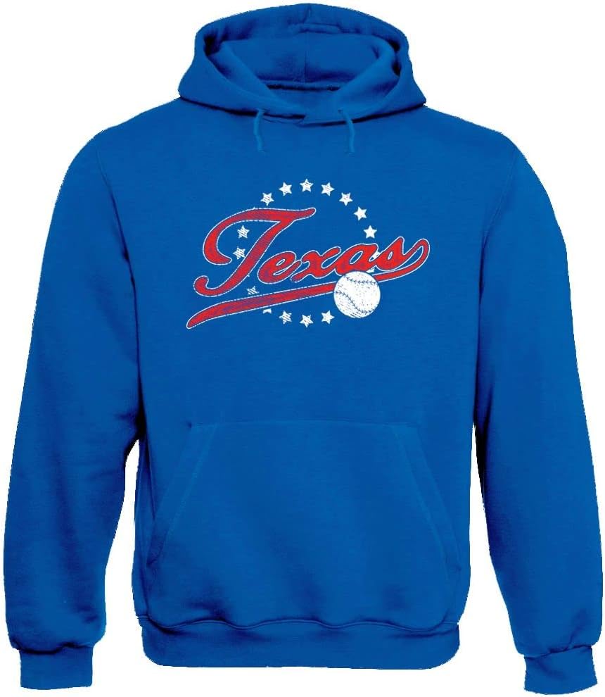 Xtreme Apparrel Team Vintage Style Men's Hoodie for Baseball Fans