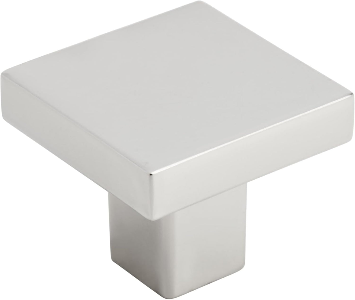 Amerock Monument 1-3/16 inch Polished Nickel Cabinet Knob Pack