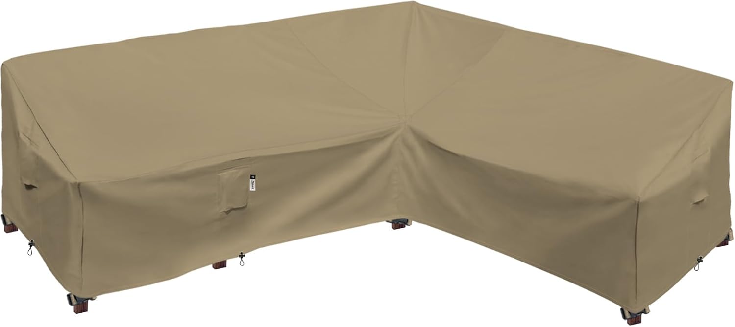 Heavy Duty Outdoor Sectional Cover for L-Shaped Patio Sofa