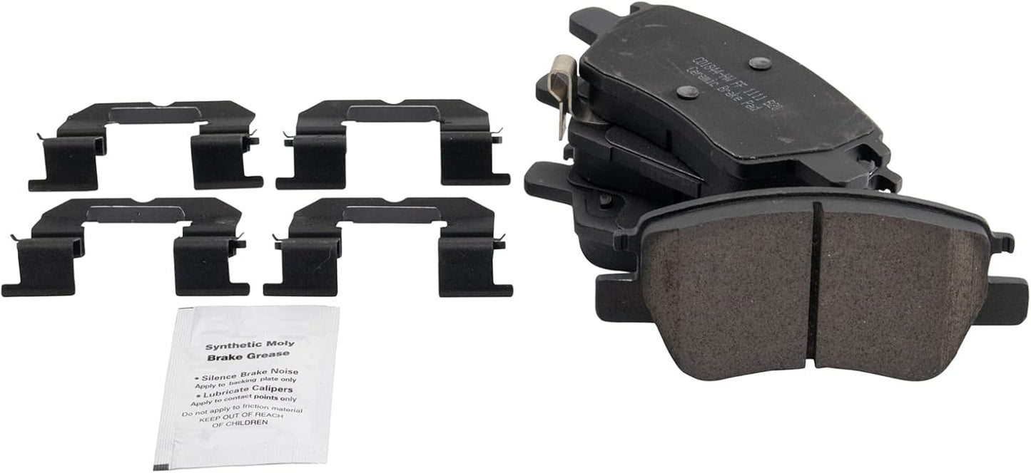 TRQ Front Brake Pads Ceramic for Chevrolet Bolt EV and Cruze
