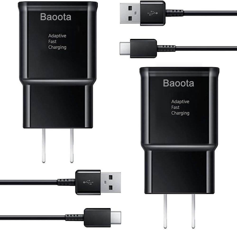 Baoota Type C Fast Charger - 6.6Ft Cable for Samsung Galaxy