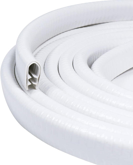 Edge Trim White U-Channel Rubber Trim for Car Door Sealing