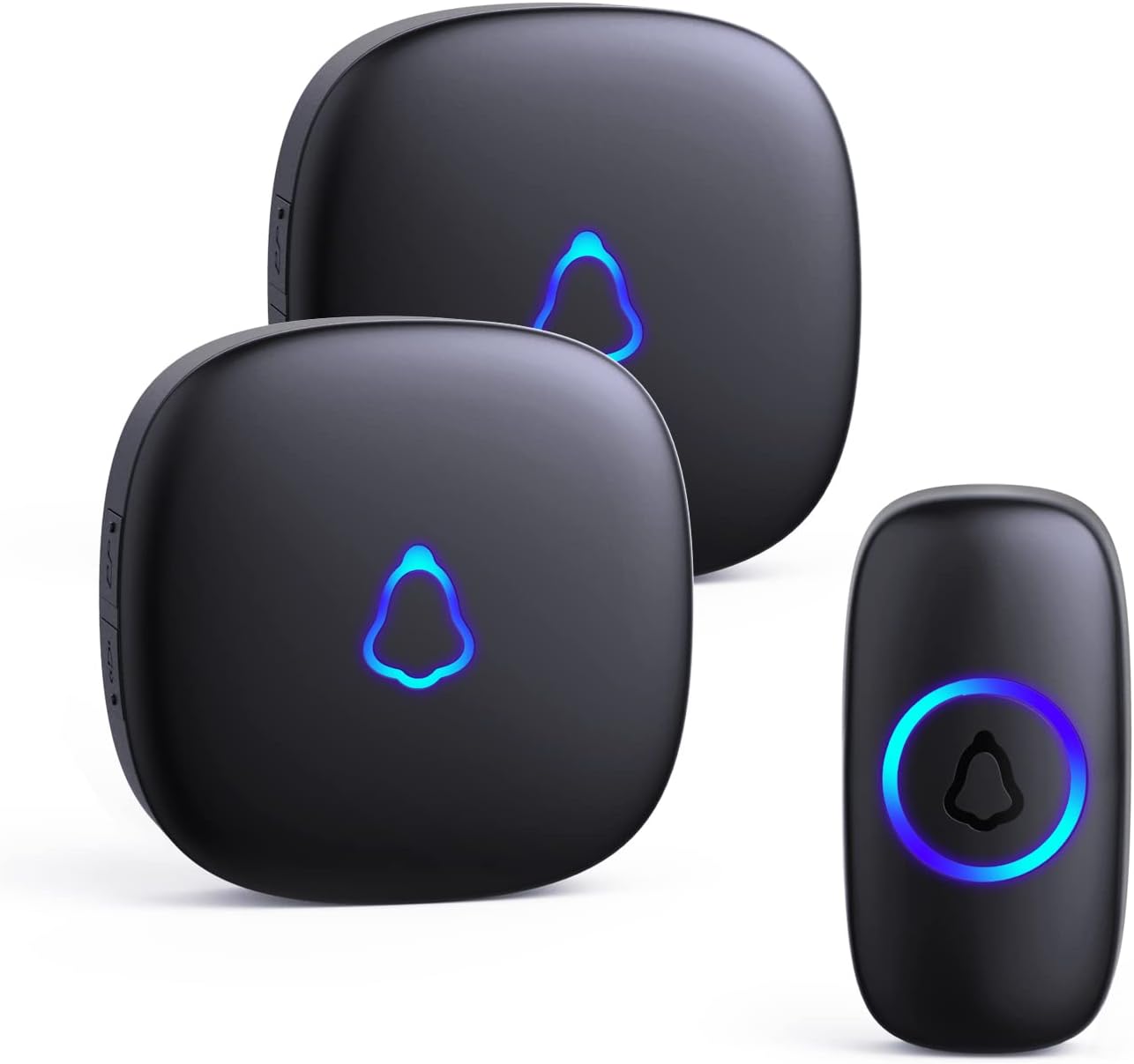 SECRUI Wireless Doorbell: Easy Install, 58 Chimes, Colorful LED