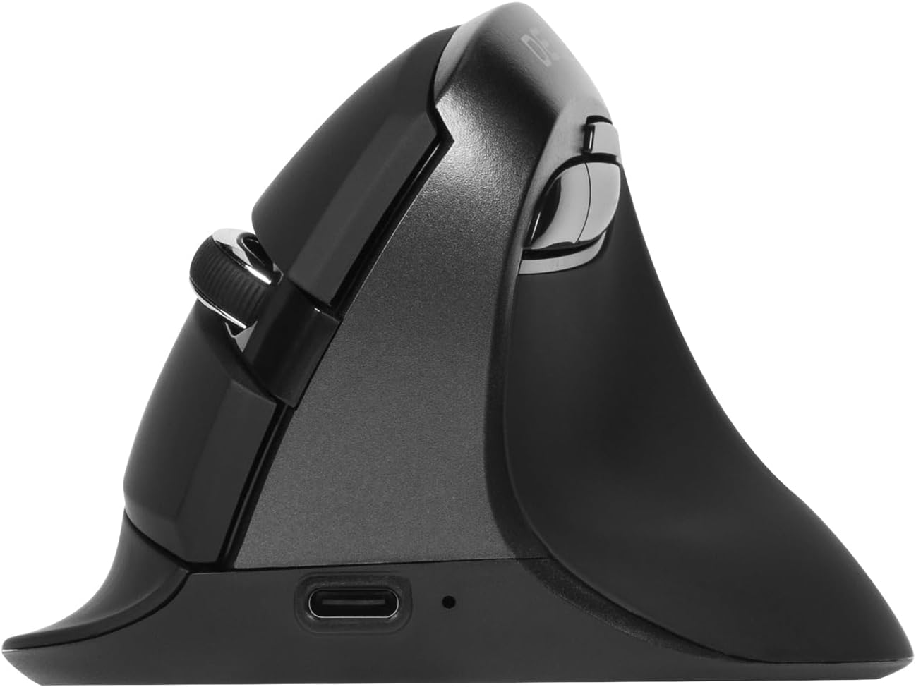 DeLUX Small Silent Wireless Mouse 4000 DPI - Ergonomic Rechargeable for Carpal Tunnel