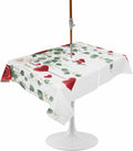 Waterproof Valentine's Day Tablecloth w/ Umbrella Hole - 60x84in