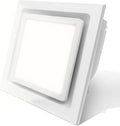 Bathroom Exhaust Fan with Light 11.8 in Panel - Quiet 141 CFM