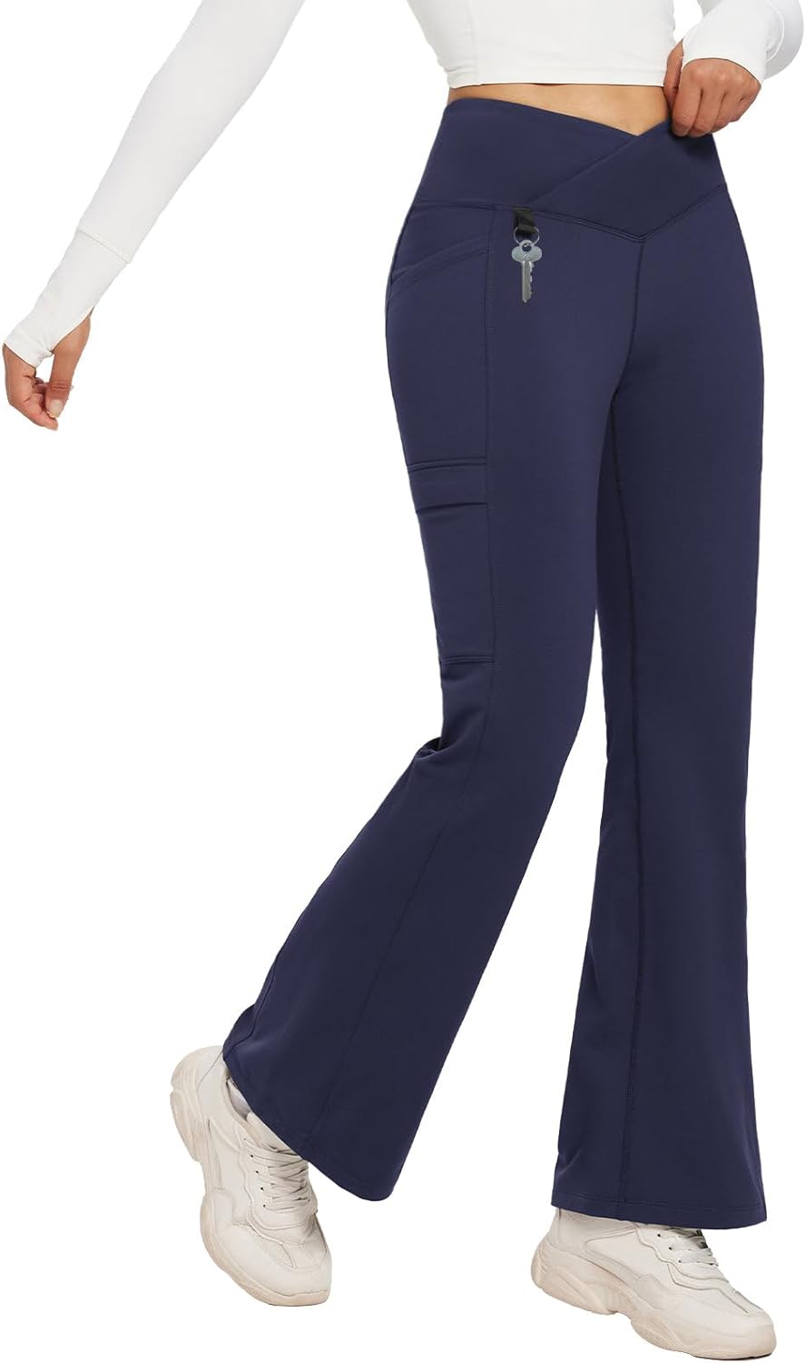 Baleaf Women's Fleece Lined Pants for Winter Hiking and Travel