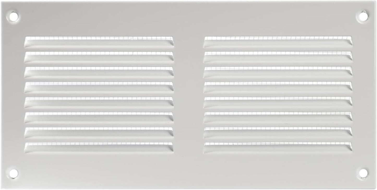 White Metal Air Cover Grille - Pest Guard Screen - Ozo Brothers