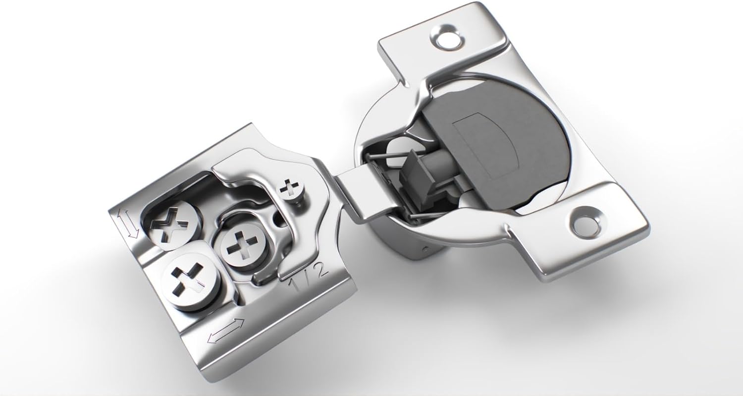 Berta 60-Pack Soft Closing Face Frame Cabinet Hinges for Kitchen