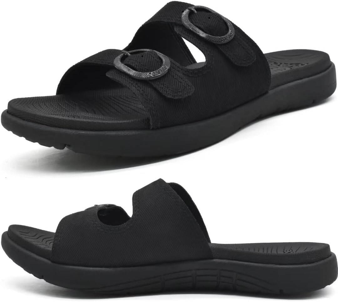 COFACE Womens Orthotic Slides for Comfort and Arch Support