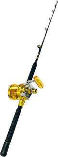 EatMyTackle 30 Wide 2 Speed Fishing Rod and Reel Combo - Big Game