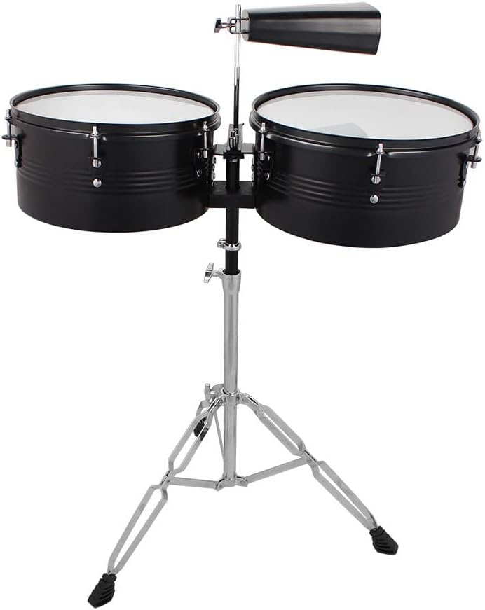 Ktaxon Timbales Instrument Set with Outstanding Tone and Durability