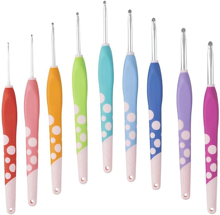 Knit Picks Dots Crochet Hook Set - Ergonomic Comfort & Precision