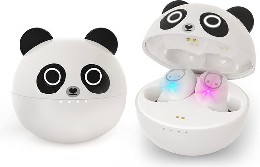 Cute Panda Wireless Earbuds: 36H Playtime, 3D Stereo, Waterproof