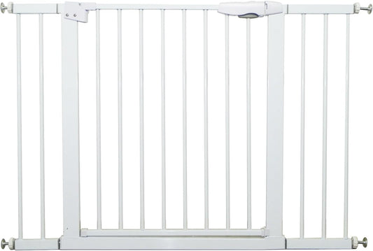 Extra Wide Auto Close Dog & Baby Gate - Secure Home Entry