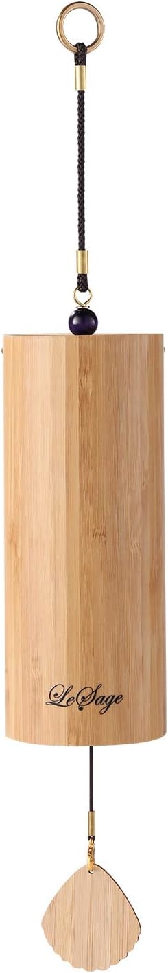 LeSage Bamboo Wind Chimes for Sound Healing and Zen Energy