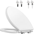 Elongated Toilet Seat with Quiet-Close Cover - Quick Release Easy