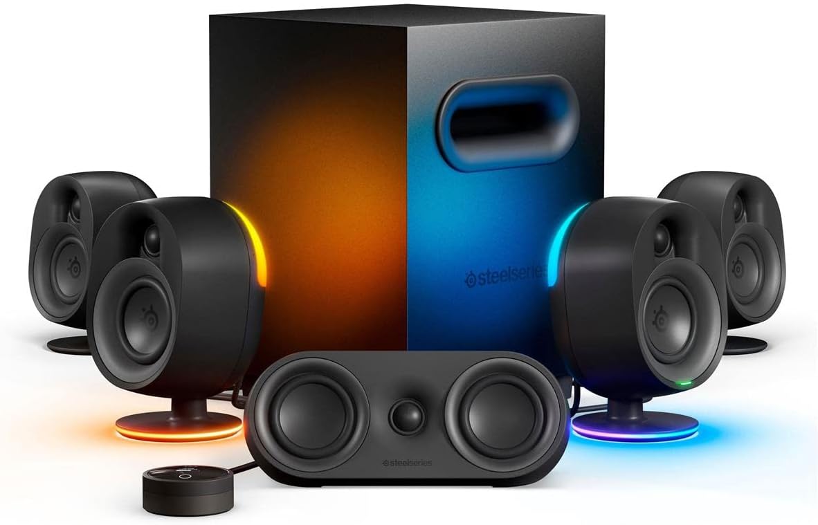 SteelSeries Arena 9 Illuminated 5.1 Desktop Gaming Speakers Review