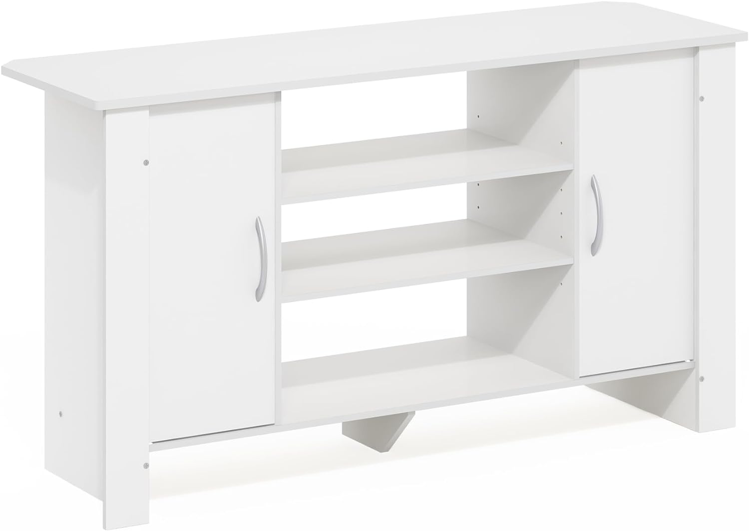 Space-Saving TV Stand, Furinno Econ, White