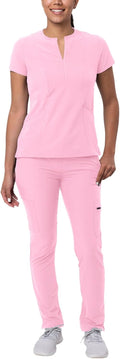 Adar Addition Go-Higher Scrub Set for Women - Modern (Style T7QS)