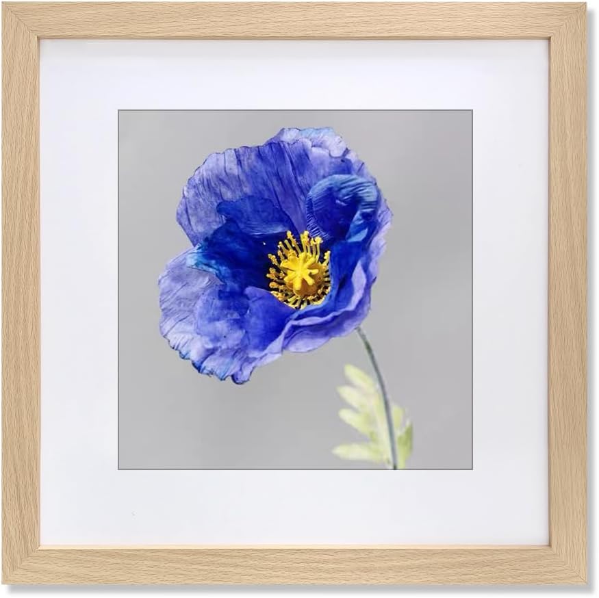 Natural Wood Color 24x24 Picture Frame for Home Decor