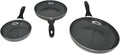 IMUSA Ceramic Nonstick Frying Pan Set 3-Piece - Versatile Gray