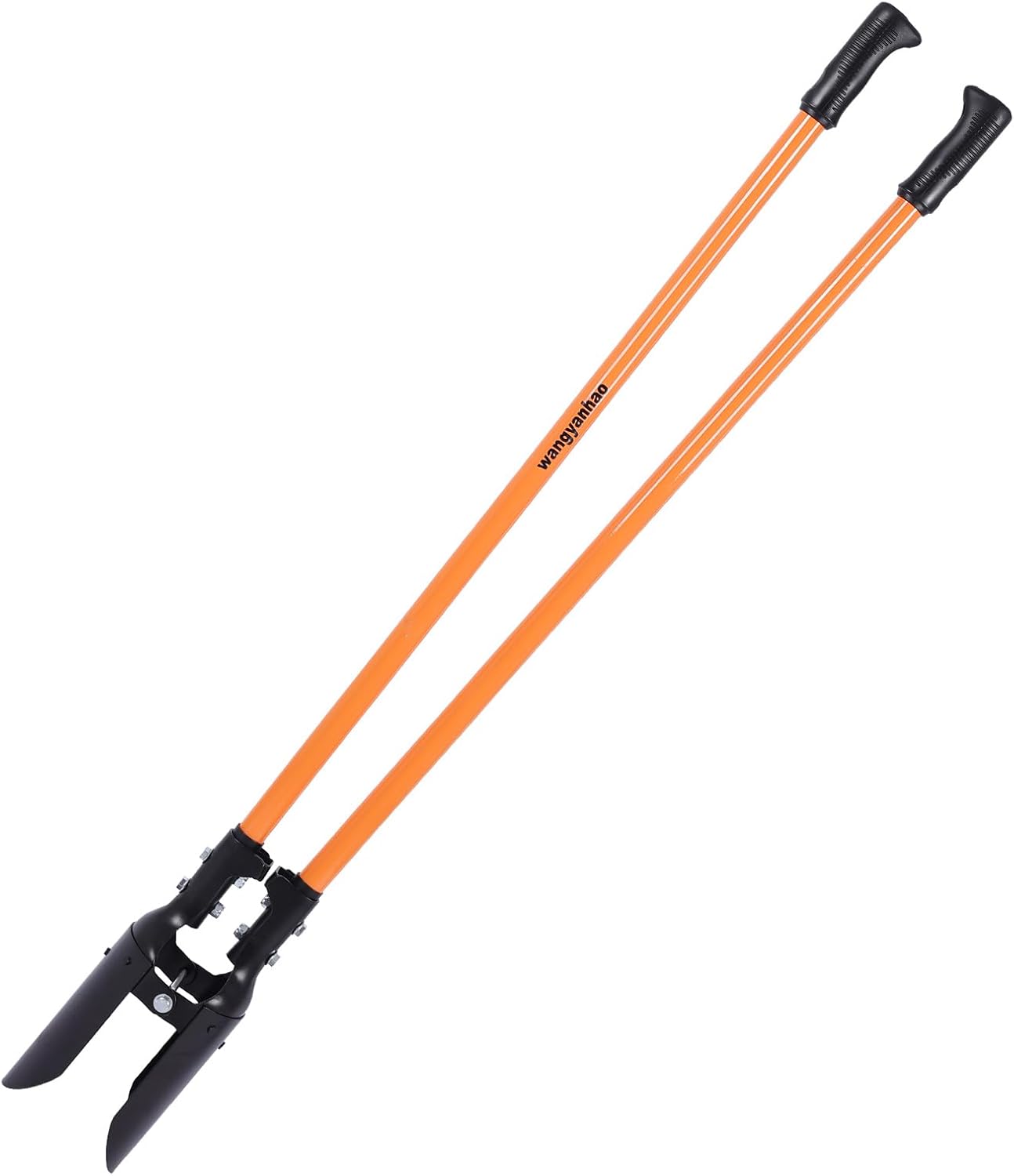Heavy Duty Post Hole Digger with Fiberglass Handle, 58 Inches