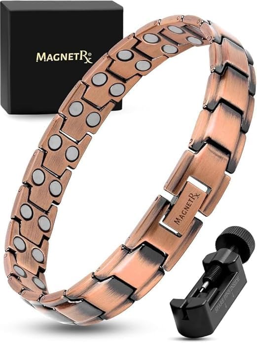 MagnetRX Pure Copper Bracelet for Men with Ultra Strength Magnets