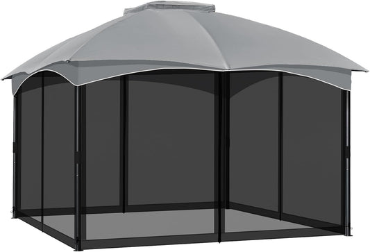 COWVIE Gazebo Replacement Netting Screen for Outdoor Comfort